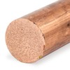 110 Copper Round Rod, Unpolished (Mill) Finish, H04 Temper, ASTM
