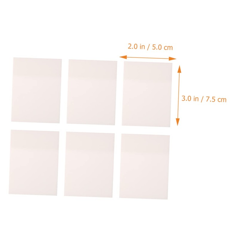 Operitacx Pack of 6 Sticky Note Sticky Note Memo Stickers