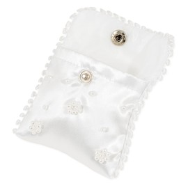 2.5" Beaded Communion Rosary Bag