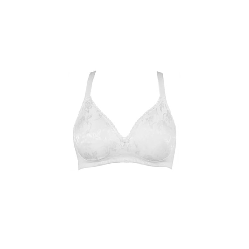 Naturana Women's Padded Soft Cup Bra, White, 40A