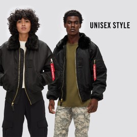 Alpha Industries Men's B-15 Flight Jacket (S, Black)