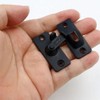 Door Hasp Latch 90 Degree, Stainless Steel Safety Angle Locking