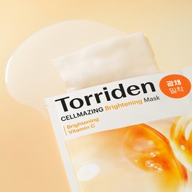 Torridon [Vita Whitening] Toriden Cell Maging Vita C Brightening Mask Pack (10 sheets) / [비타미백] 토리든 셀메이징 비타C 브라이트닝 마스크팩(10매)