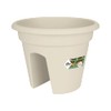 Elho green basics flower bridge 30cm planter - cotton white