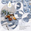 24 Pack Dusty Blue Cheesecloth Napkins 20"x20" Rustic Gauze Napkin