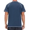 EZRUN Camisetas de natación para Hombre, protección Solar UPF 50+,