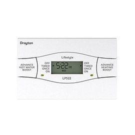 Drayton 123070 LP522 (Mk4) 2 Channel Programmer, White
