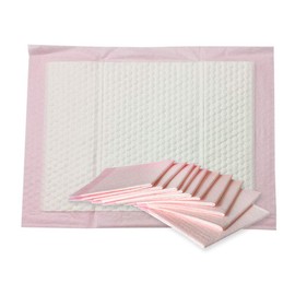 Nihao Honey Baby Disposable Changing Pad, 100 Count Incontinence Changing Pad with Breathable, Waterproof, Soft Non-Woven Fabric, and Leak Proof Quick Absorb（13x18in,Pink)