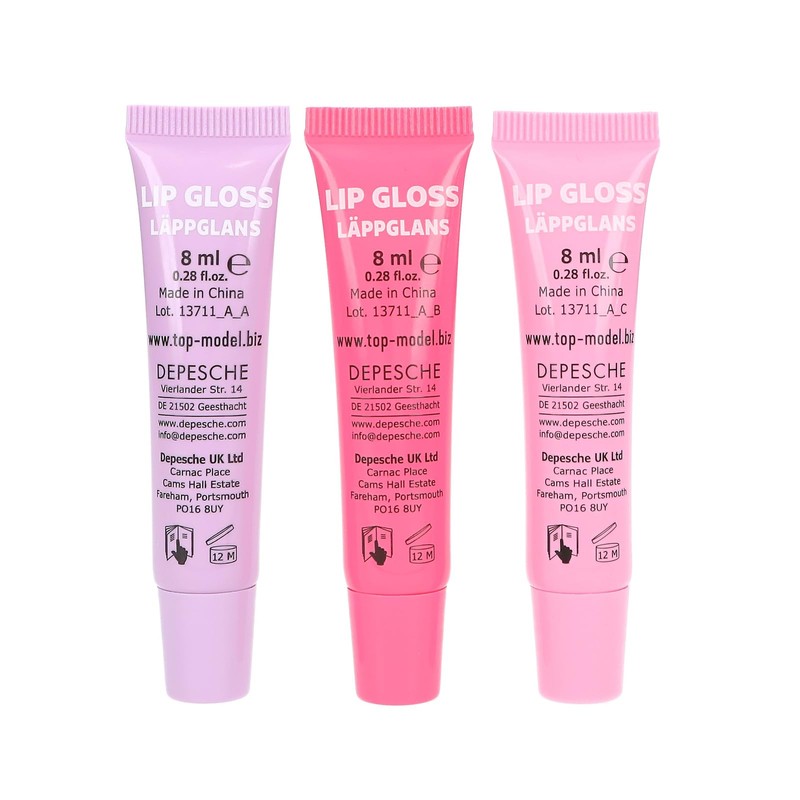 TOPModel Beauty and Me Lip Gloss Set - Gifts for