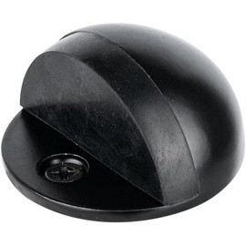Romak 378360 Half Moon Metal Door Stop, 25 mm Size, Black
