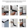AatrixQuayn Shower Glass Support Bar, Both Sides Available, Frameless Bathroom
