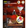 Tobebright Heat Lamp Bulbs for Chickens Coop Brooder,250 Watt Reptile