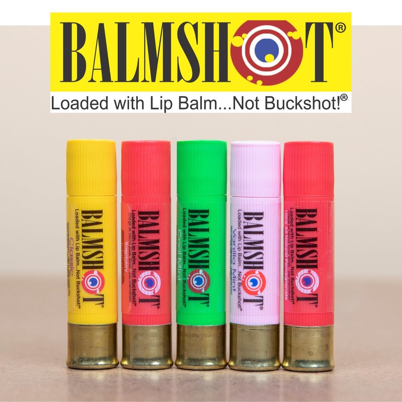 BALMSHOT Pomegranate Lip Balm SPF 15 (2-Pack) – Natural Beeswax