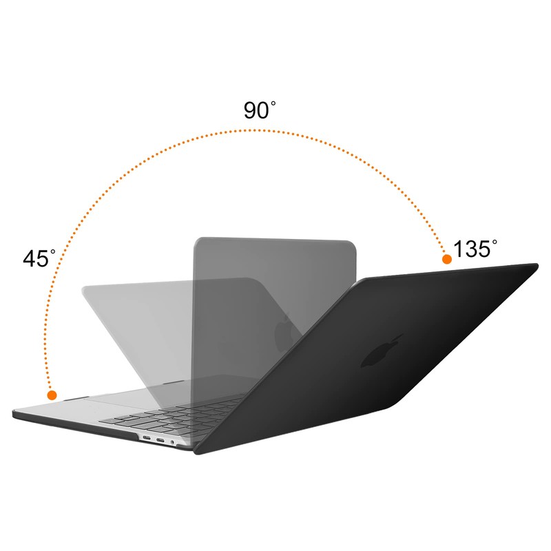 Mosiso Macbook Hard Case, Slim, Shockproof, Protective, Shell Cover blk