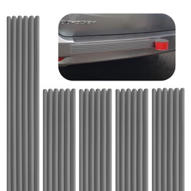 Rubber Bond DIY Car Bumper Protectors - Set of 5 Strong Self-Adhesive Rubber Bumper Guards for Cars - Anti-Scratch and Anti-Collision No-Residue Rubber Bumper Car Protection Strips - Grey