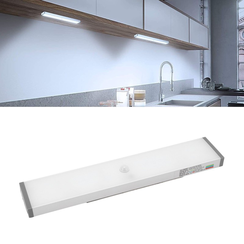 Motion Sensor Light LED Under Cabinet Closet Lighting USB Rechargeable