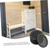 SEWACC 10Pcs Air Vent Hole Plugs for Cabinet Venting Durable