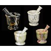 Traditional White Onyx Stone Mortar and Pestle Set - 4