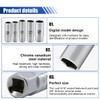 5PCS Magnetic Spark Plug Socket Set, 9/16-inch 5/8-inch and 13/16-inch