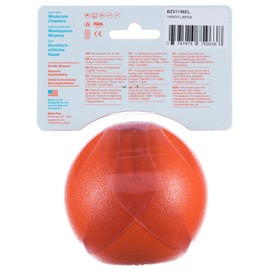 West Paw ゾゴフレックス エコー ランダ 犬 おもちゃ 犬 ボール オレンジ Lサイズ