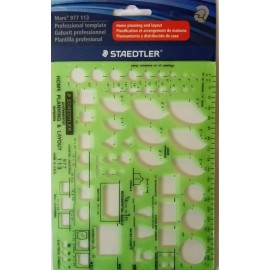 Staedtler Staedler Mars Home Layout 977 113 Template