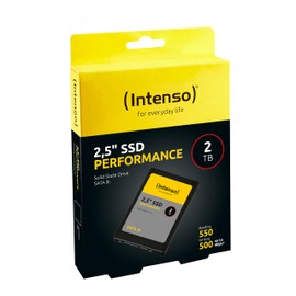 Intenso Internal 2.5" SSD SATA III Performance, 2TB, 550MB/s, Black
