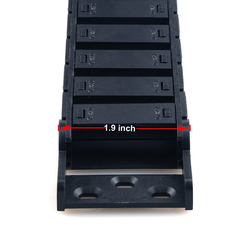 URBEST Cable Drag Chain, 15 x 40mm Towline Wire Carrier