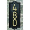 Hy-Ko 4" High Premium Metal House Number, Modern Raised Numbers