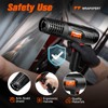 WRAPXPERT Heat Gun for Vinyl Wrap 1600W 122℉-1202℉ with 2
