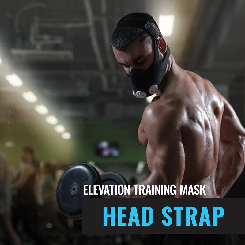 Training Mask Elevation Training Mask 2.0 Head Strap Only (Black)