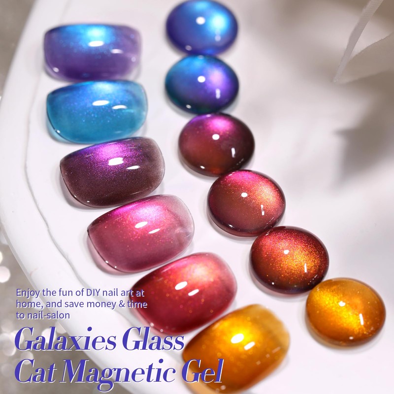 Born Pretty Cat Magnetic Eye Gel Nail Polish Glitter Auroras