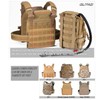 CLTAC Small Tactical Backpack MOLLE Hydration Pack Outdoor Water Bladder