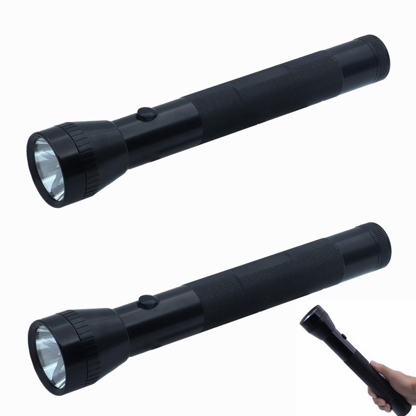 Heavy Duty 3 D Cell Battery LED Big Flashlights, High