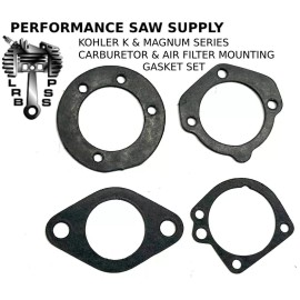 PERFORMANCE SAW SUPPLY NEW CARBURETOR MOUNTING GASKET SET FITS KOHLER K582 K532 K482 M18 M20 KT17 KT19