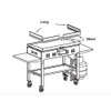Blackstone 5015 Wind Guards for 36" Griddle Front and Rear