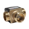 aikoolwer 3 Way DN25 Male Thread Brass Thermostatic Hot Cold