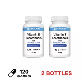 coolkin Vitamin E Tocotrienols Capsules - Antioxidant,Ca - 2 Pack