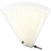 50 Nail Color Swatches Nail Art Display Ivory White Plastic