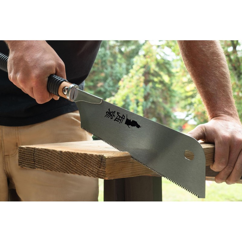 Clarke Brothers Kataba Pull Saw 10.5 Inch, Woodworking tool with