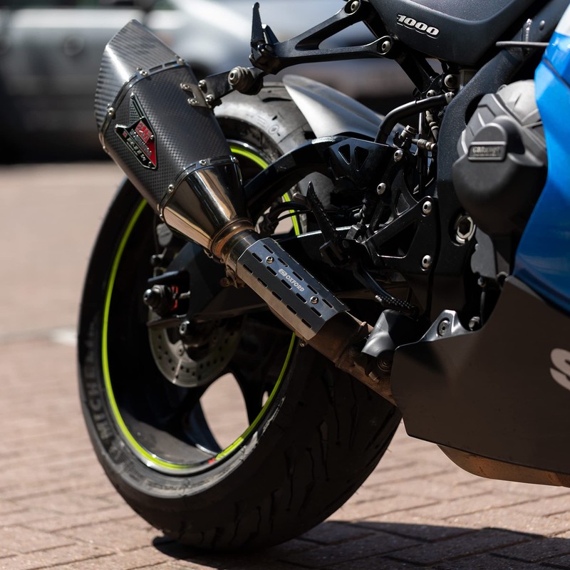 Scrambler Motorbike Exhaust Heat Shield