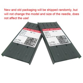 GROZ-BECKERT Needle in CKPSMS Clear Plastic Box- 20PCS Groz-Beckert 332LL 29X4NTW DIX4 Leather Needles Compatible with Singer 29-4, 29K Machines (22/140)