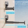 Hanger Organizer Stacker, 2 Pack Suction Cup Self-Adhesive Extendable Garment