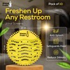 Urinal Screens, Splash Mats, Urinal Deodoriser - 10 Pack -