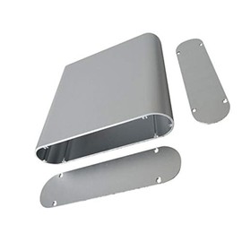 SUPERTOOL DIY Aluminum Project Box, Electronic Enclosure Case Instrument Box for Power Supply Units, Electronic Projects (40x165x130mm-Silver)