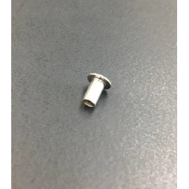 Accurate 1/8 X 7/32 Semi Tubular Rivet Brass Nickel Oval Head (10 pieces)