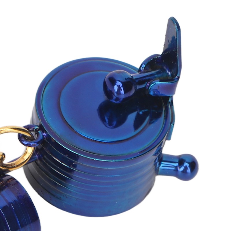 Mini Drums Keychain Attractive High Strength Metal Portable Mini Instrument