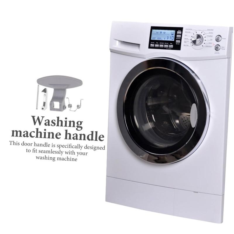 TEHAUX 1 Set Replacement Metal Door Handle for Drum Washing