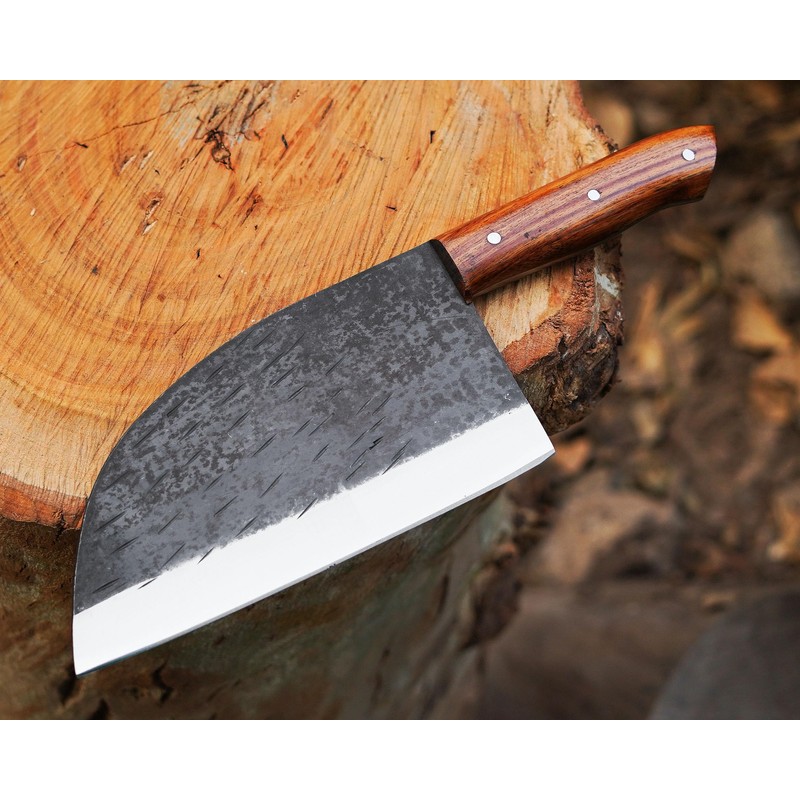 Handmade Serbian Butcher Cleaver - Blade Made of 1095 High