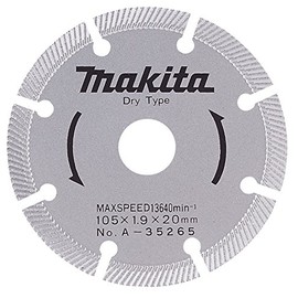 Makita Diamond Wheel, Outer Diameter 4.1 inches (105 mm), Corrugated Segment A-35265