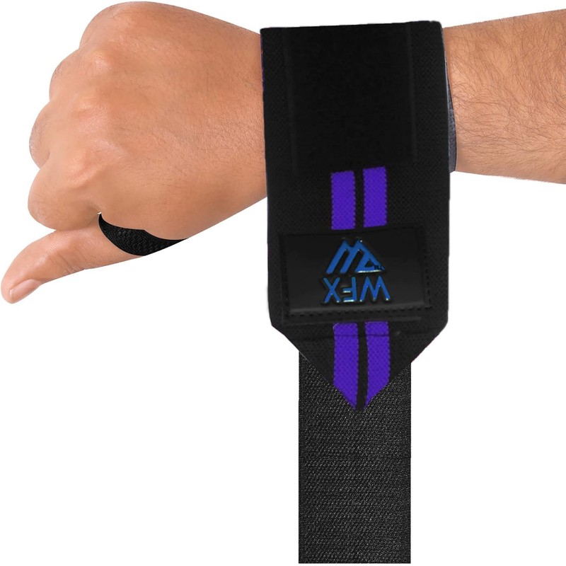 WFX Weight lifting Wrist Wraps Support Gym, Adjustable Pair Strong